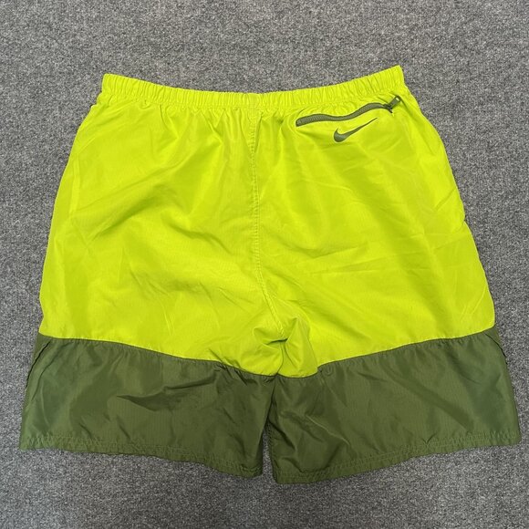 Nike Swim Men's Split Packable 9 Inch Volley Short Atomic Green Size XL - Picture 5 of 7
